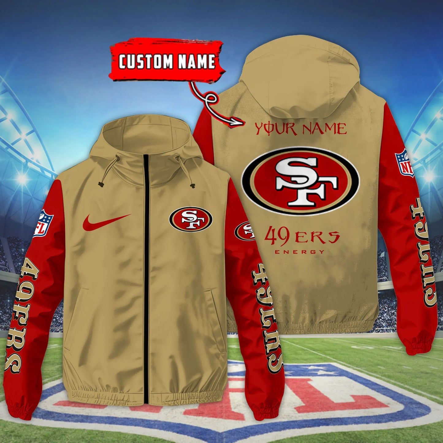 San Francisco 49ers Outdoor Jacket AZBTOJ000084