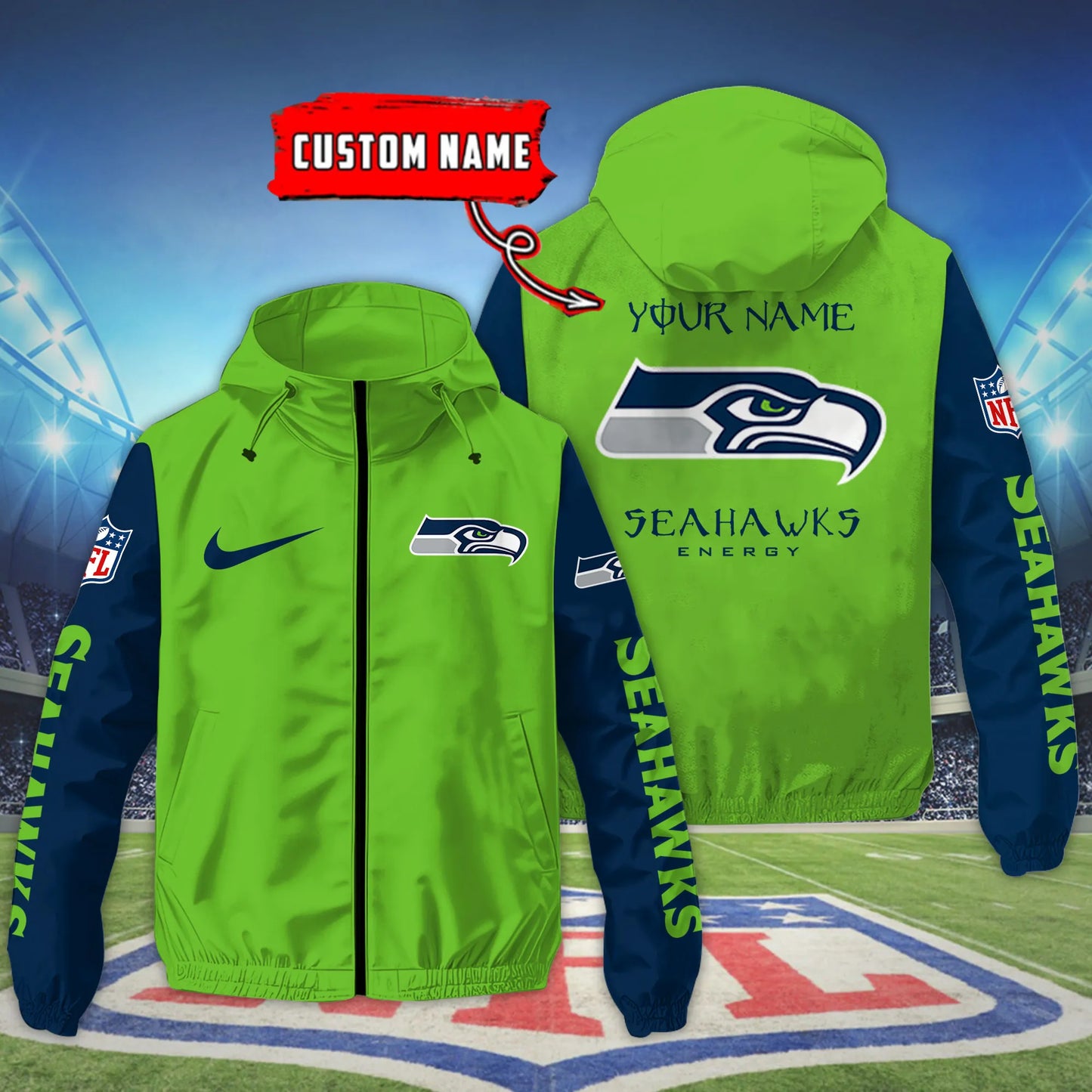 Seattle Seahawks Outdoor Jacket AZBTOJ000085
