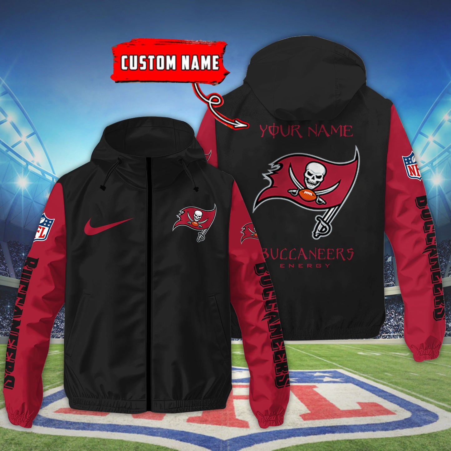 Tampa Bay Buccaneers Outdoor Jacket AZBTOJ000086