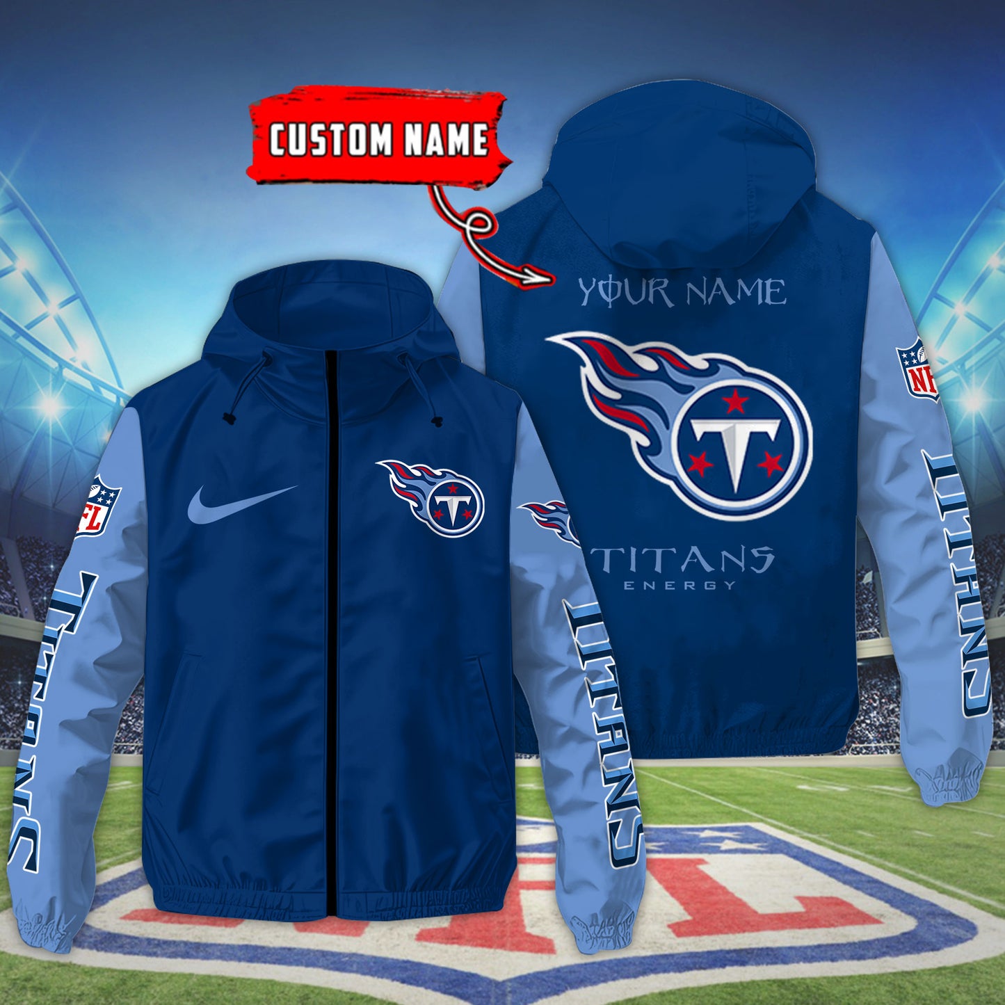 Tennessee Titans Outdoor Jacket AZBTOJ000087
