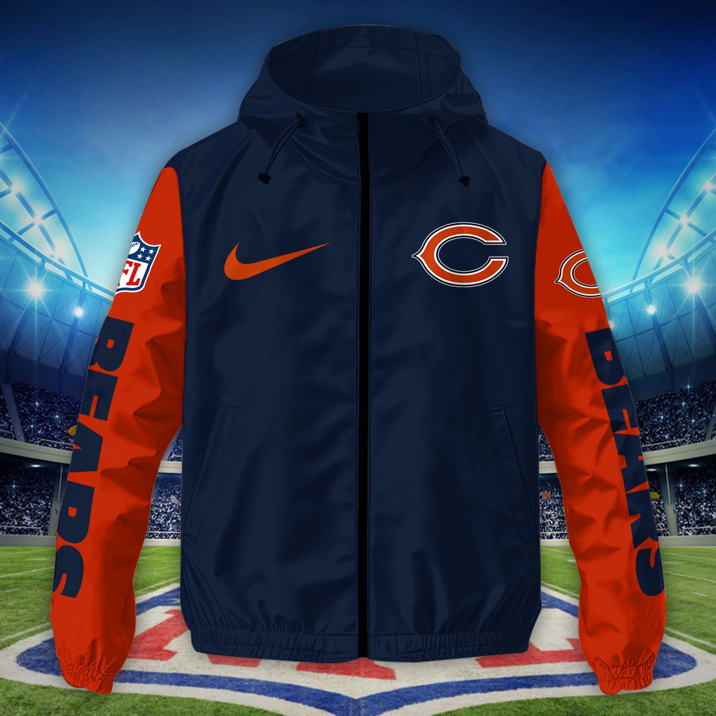 Chicago Bears Outdoor Jacket AZBTOJ000048