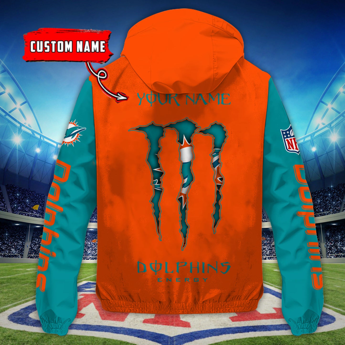 Miami Dolphins Outdoor Jacket AZBTOJ000033