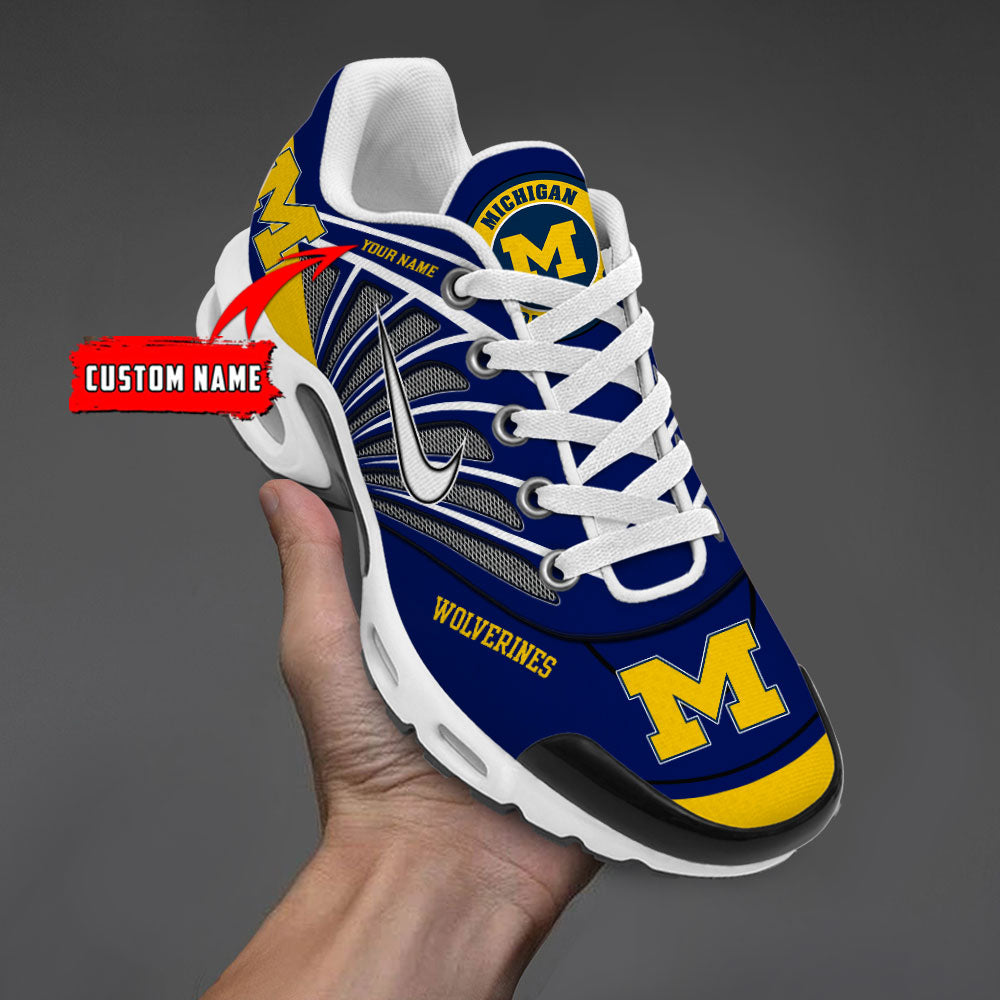 Michigan Wolverines  New Personalized T-N Youth Sneakers AZBTTNS000100