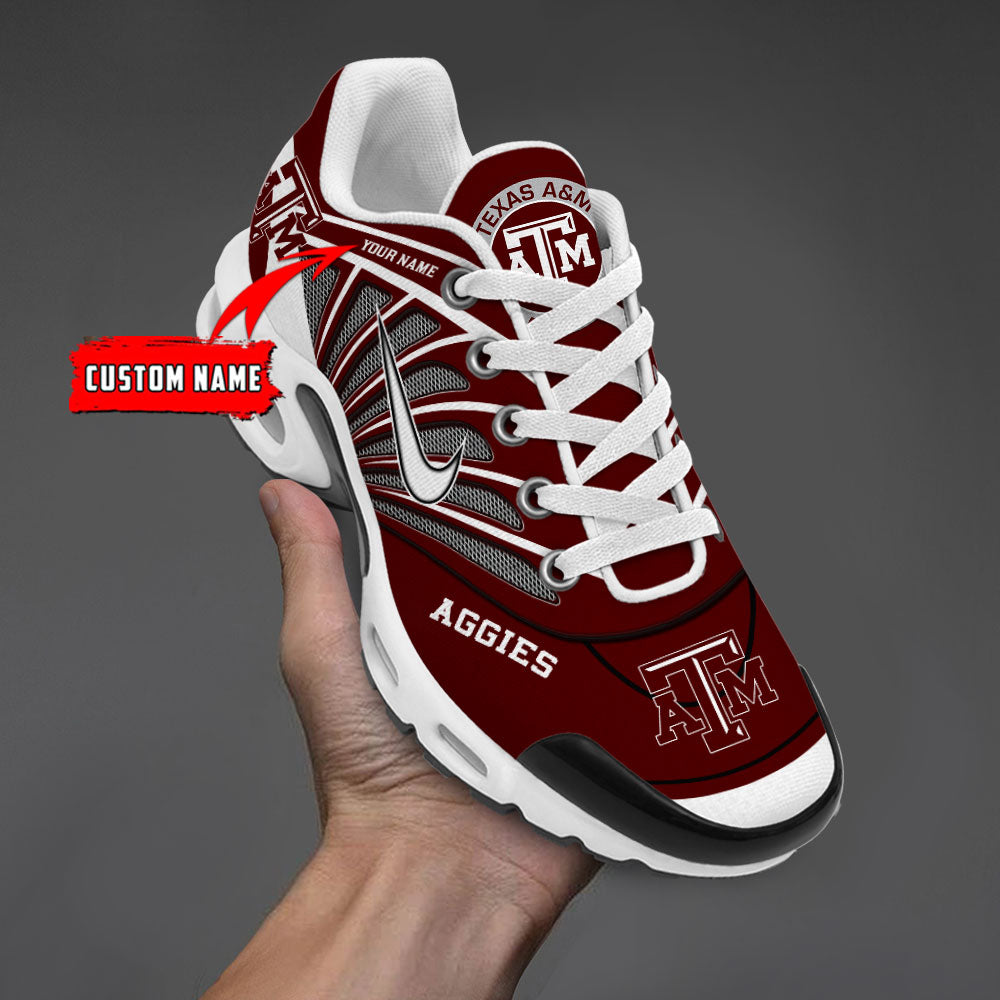 Texas A_M Aggies New Personalized T-N Youth Sneakers AZBTTNS000102