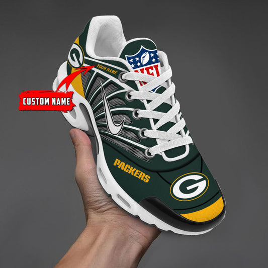 Green Bay Packers New Personalized T-N Youth Sneakers AZBTTNS000080