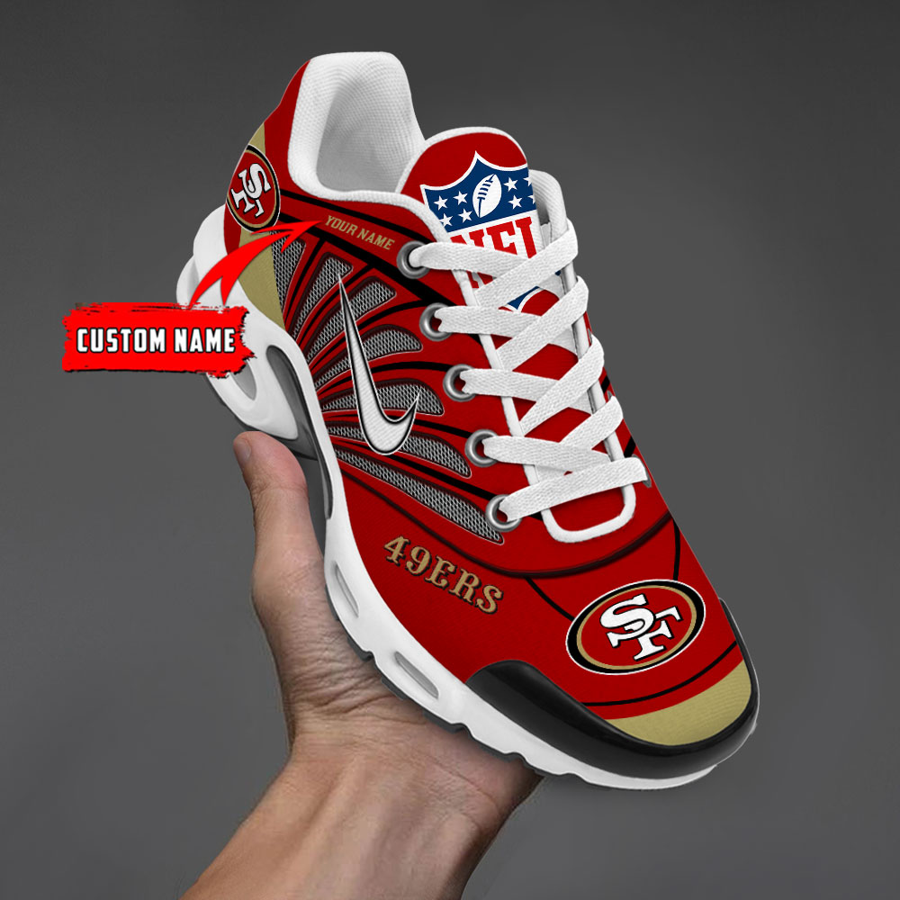 San Francisco 49ers New Personalized T-N Youth Sneakers AZBTTNS000070