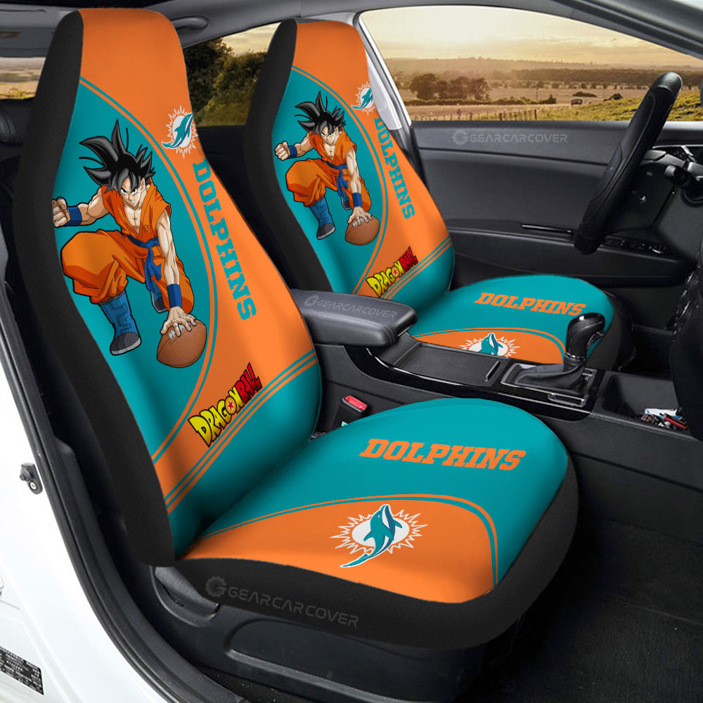 Miami Dolphins Car Seat Covers Goku AZBTCSC000030