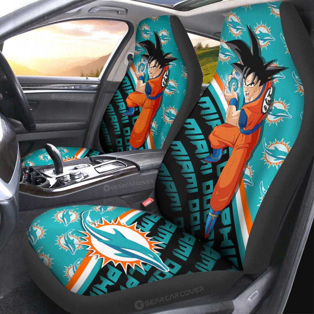 Miami Dolphins Car Seat Covers Goku AZBTCSC000031