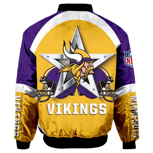 Minnesota Vikings Thick Bomber Jacket CSBBT193