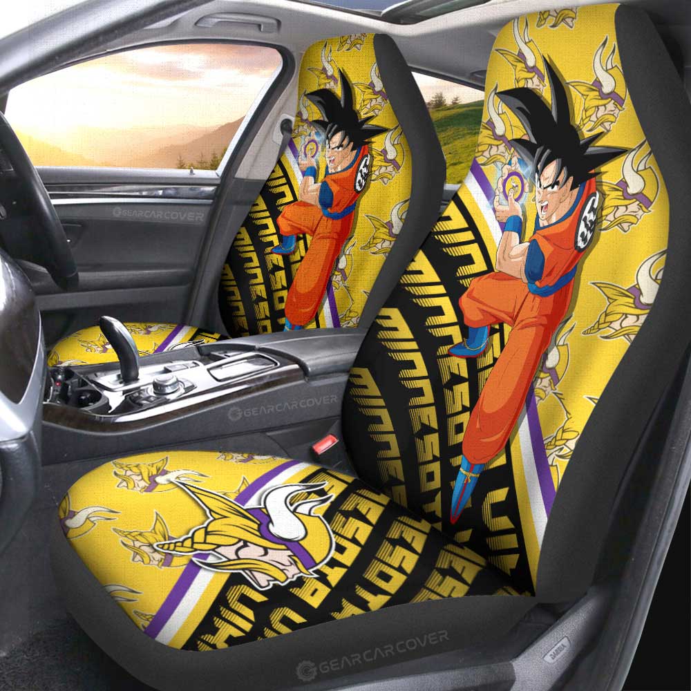 Minnesota Vikings Car Seat Covers Goku AZBTCSC000033