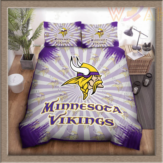Minnesota Vikings Bedding Set BG58