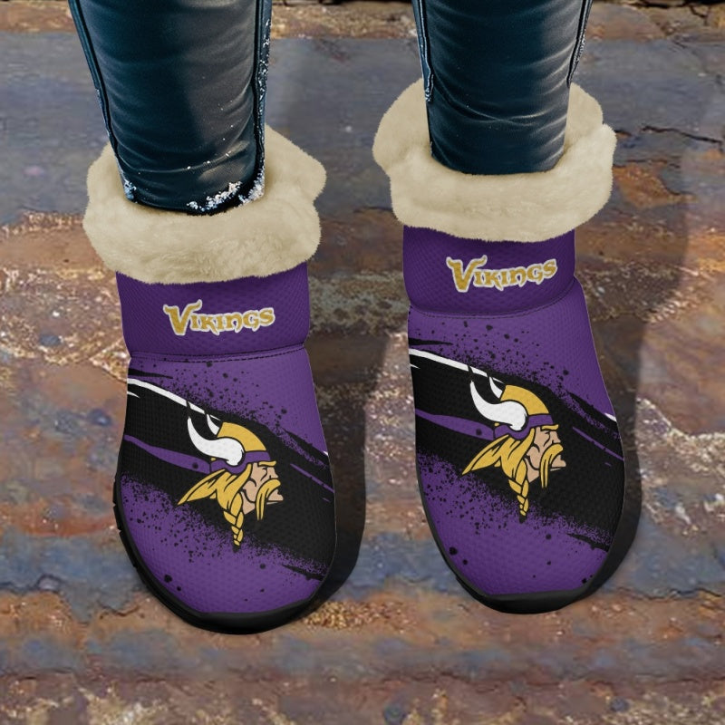 Minnesota Vikings Comfy Winter Snow Boots AZDDWSB000075