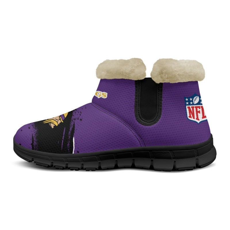 Minnesota Vikings Comfy Winter Snow Boots AZDDWSB000075