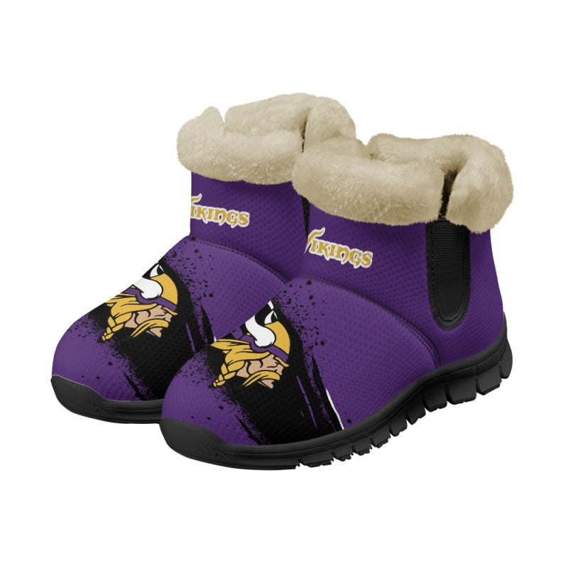 Minnesota Vikings Comfy Winter Snow Boots AZDDWSB000075