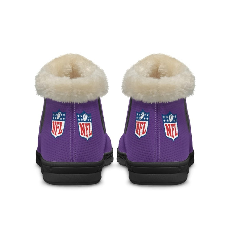 Minnesota Vikings Comfy Winter Snow Boots AZDDWSB000075