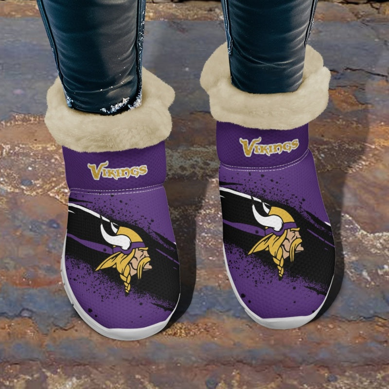 Minnesota Vikings Comfy Winter Snow Boots AZDDWSB000075