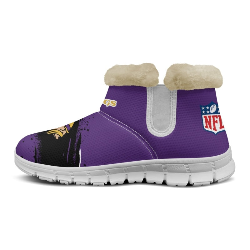 Minnesota Vikings Comfy Winter Snow Boots AZDDWSB000075