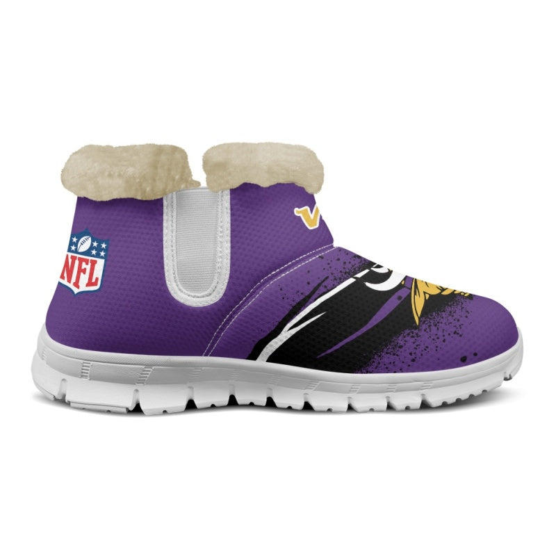 Minnesota Vikings Comfy Winter Snow Boots AZDDWSB000075