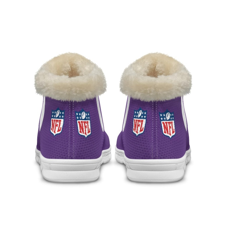 Minnesota Vikings Comfy Winter Snow Boots AZDDWSB000075