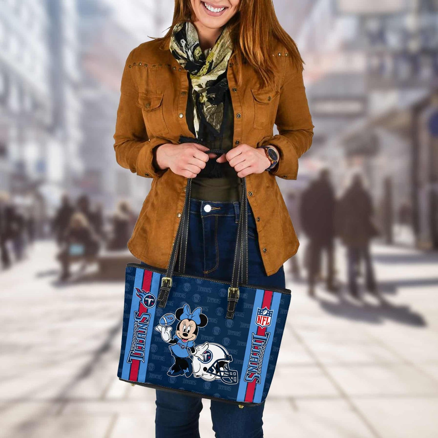 Tennessee Titans Women Leather Tote Hand Bag BB41