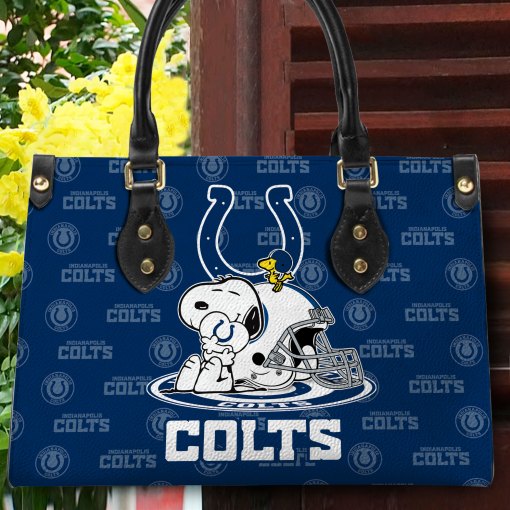 Indianapolis Colts Personalized Leather Hand Bag BB146