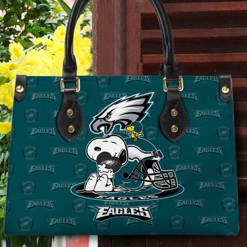 Philadelphia Eagles Personalized Leather Hand Bag BB158