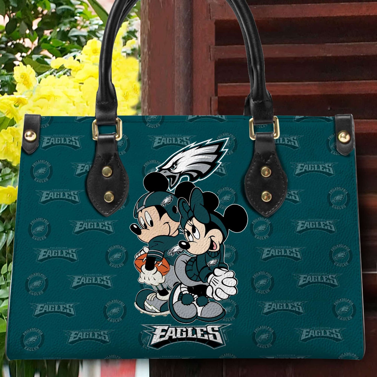 Philadelphia Eagles Personalized Leather Hand Bag BB105