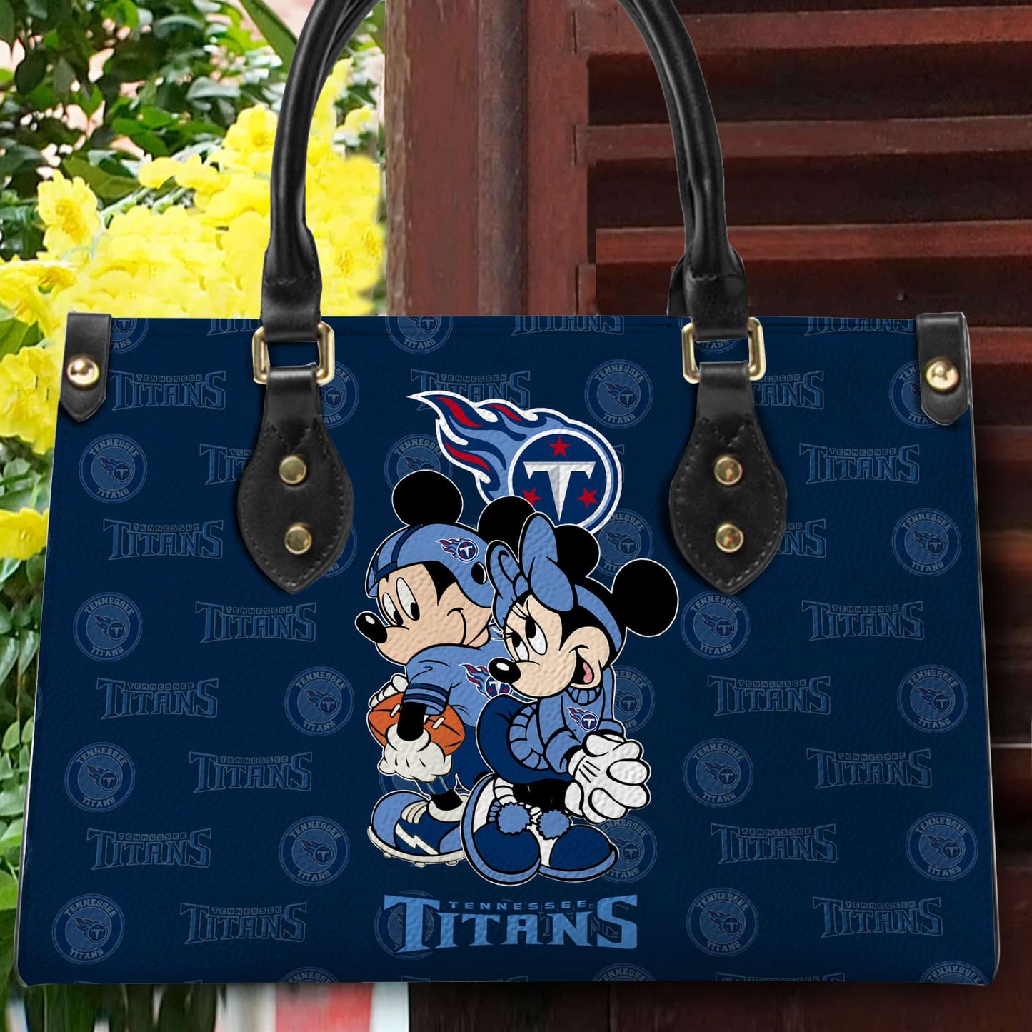 Tennessee Titans Personalized Leather Hand Bag BB110