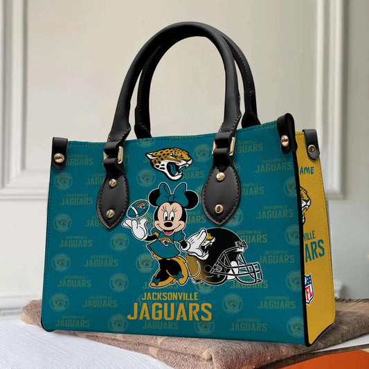 Jacksonville Jaguars Personalized Leather Hand Bag BB392