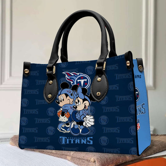 Tennessee Titans Personalized Leather Hand Bag BB110