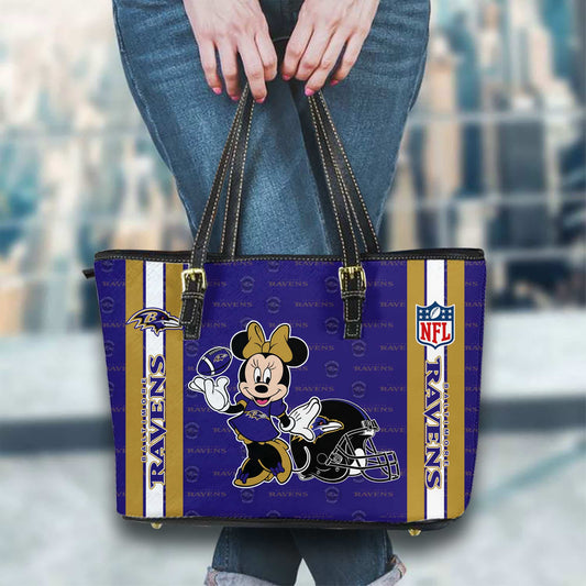 Baltimore Ravens Women Leather Tote Hand Bag BB13