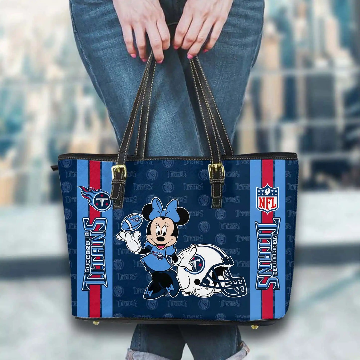 Tennessee Titans Women Leather Tote Hand Bag BB41