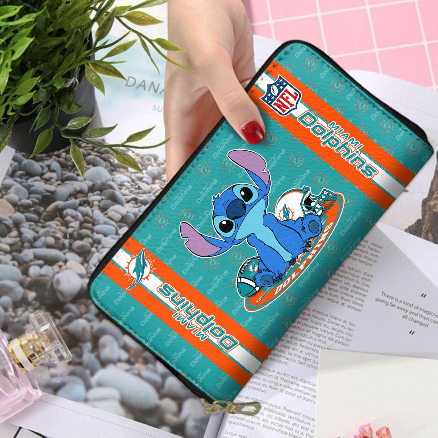 Miami Dolphins Women Wallet AZCPURSE019