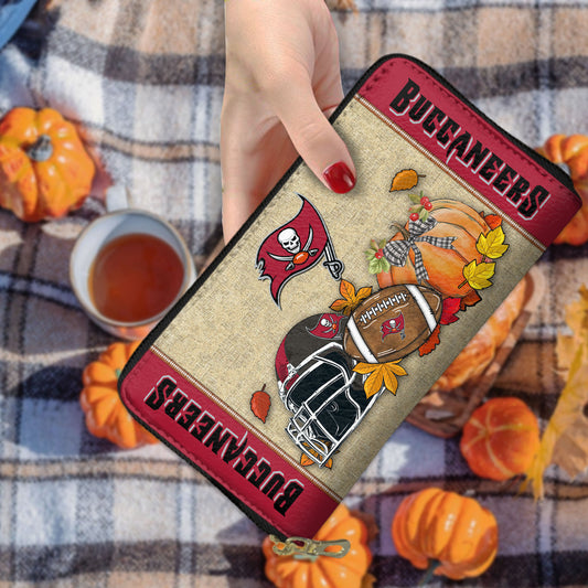 Tampa Bay Buccaneers Women Zip Around Wallet Perfect Gift AZBTWWL000015