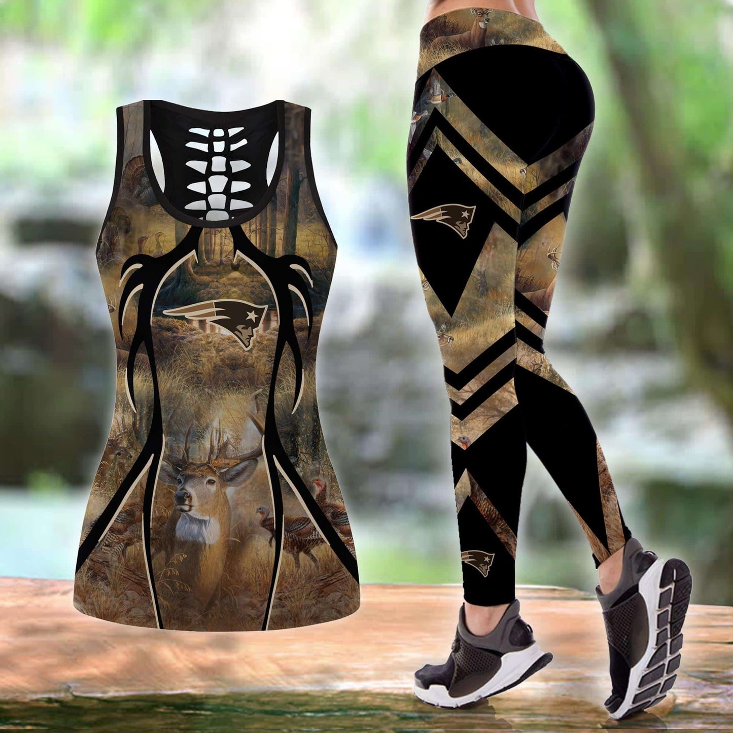 New England Patriots Leggings And Tank Top BG245