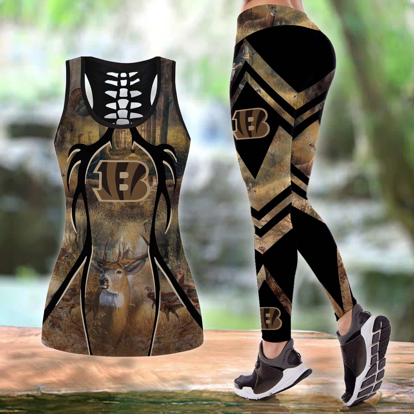 Cincinnati Bengals Leggings And Tank Top BG232