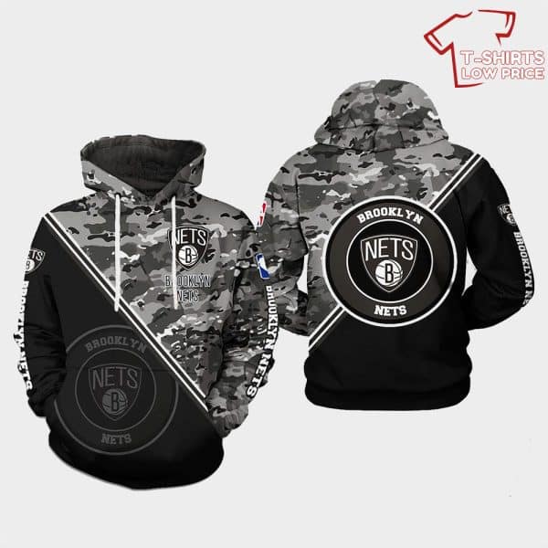 Brooklyn Nets All Over Printed Hoodie BB667