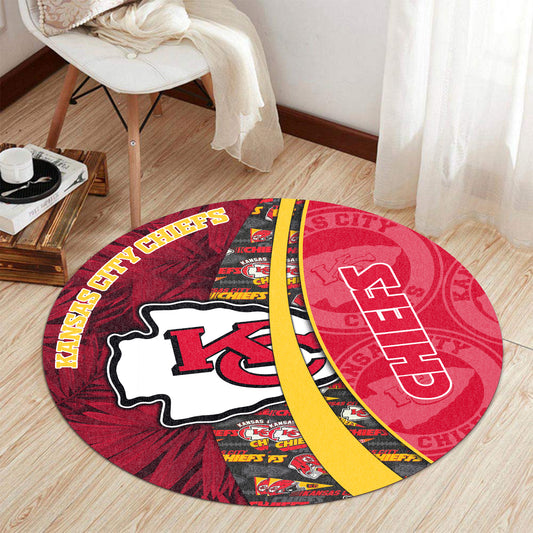 Kansas City Chiefs Round Rug 135