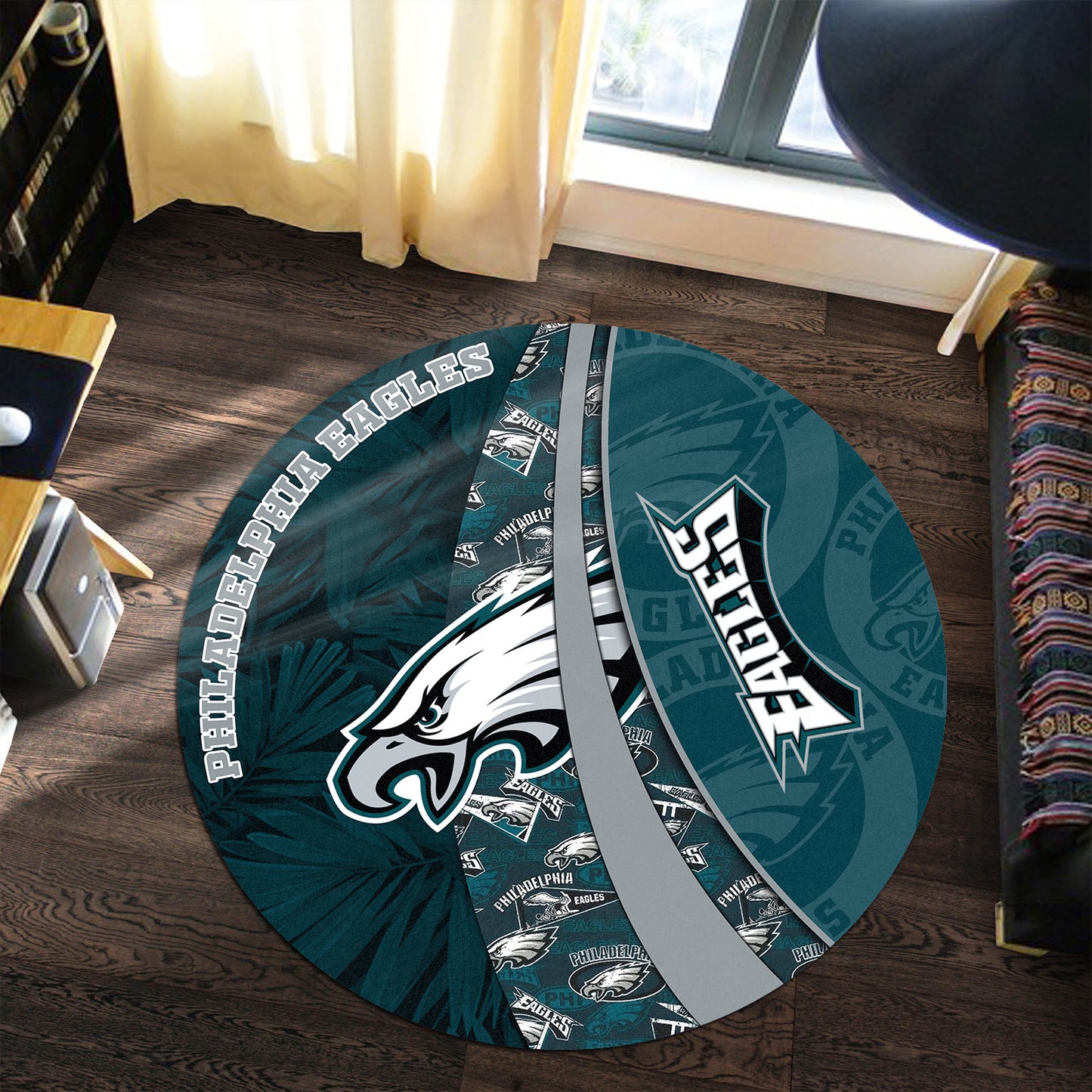 Philadelphia Eagles Round Rug 145