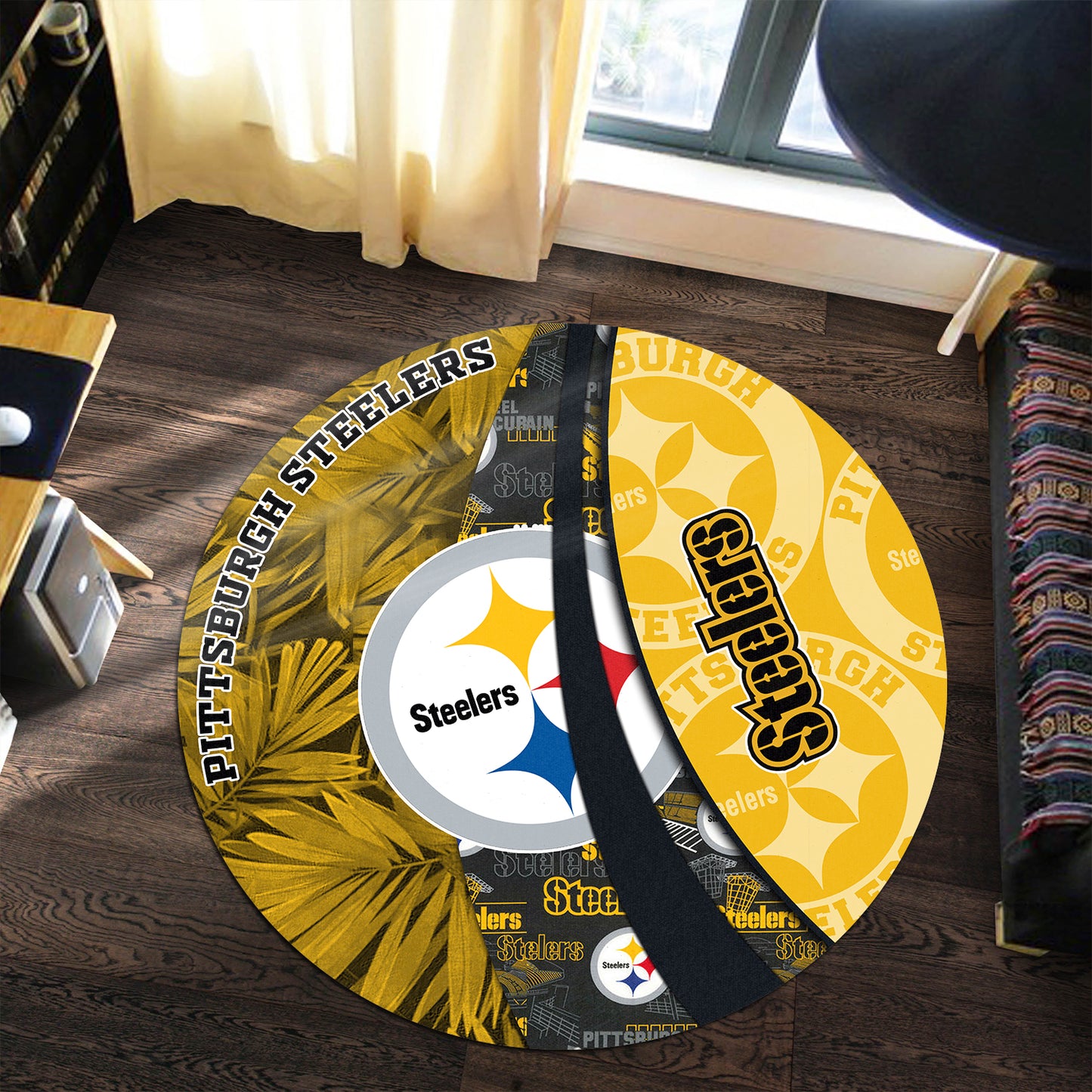 Pittsburgh Steelers Round Rug 146