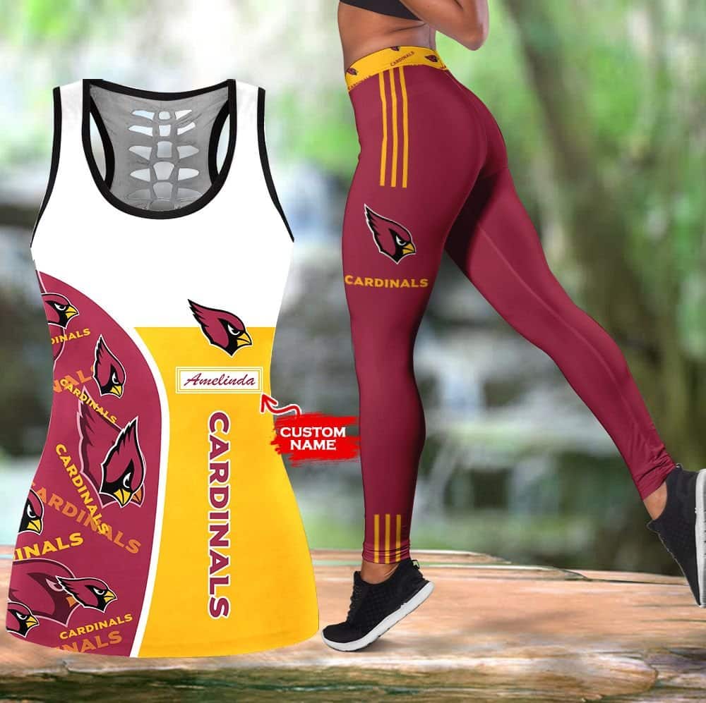 Arizona Cardinals Personalized Leggings And Tank Top BG196