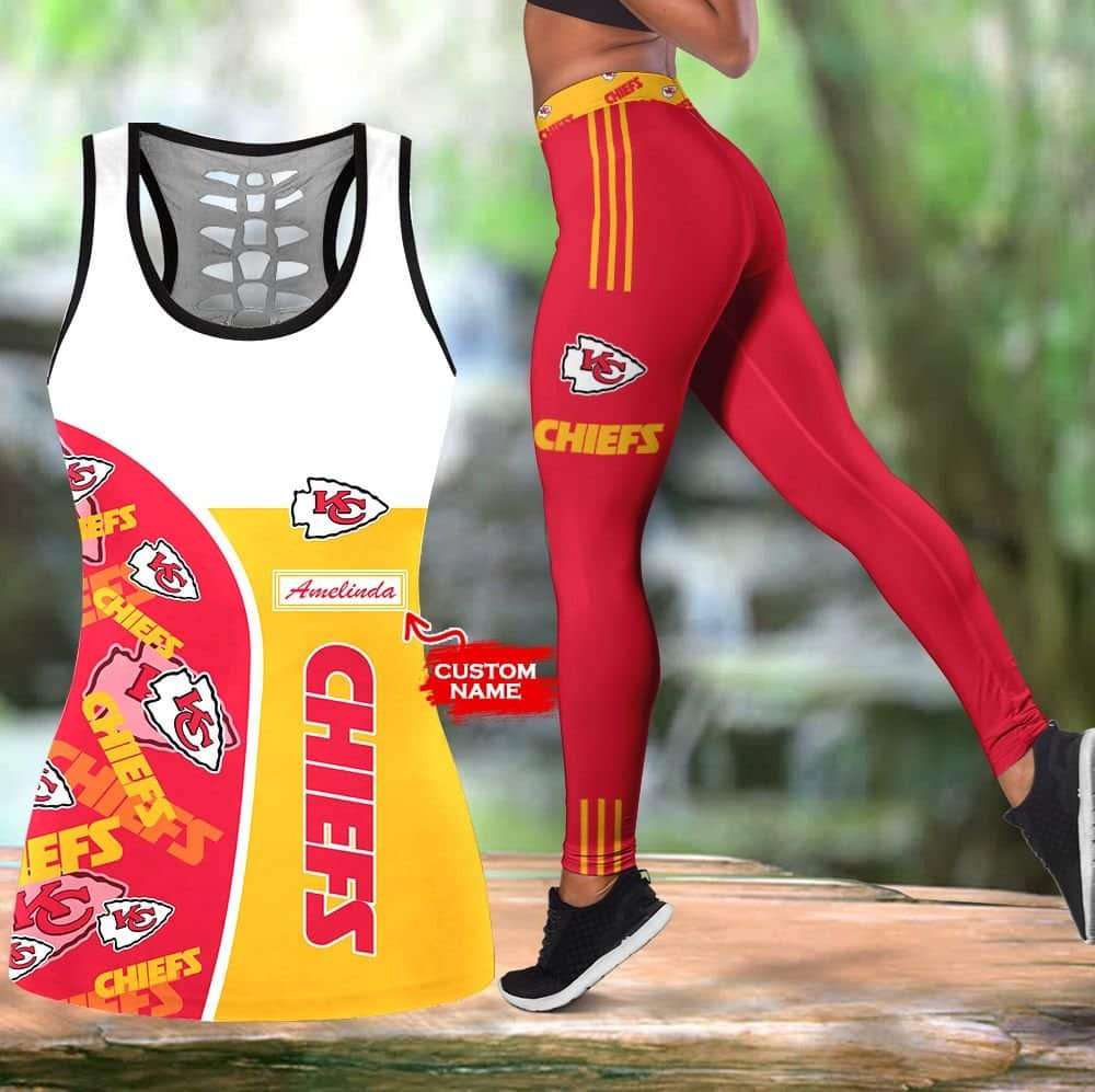 Kansas City Chiefs Personalized Leggings And Tank Top BG211