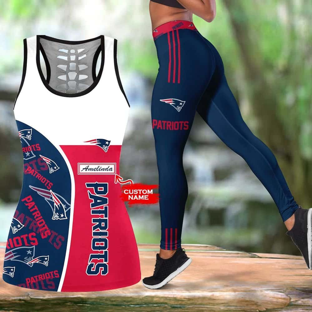 New England Patriots Personalized Leggings And Tank Top BG217