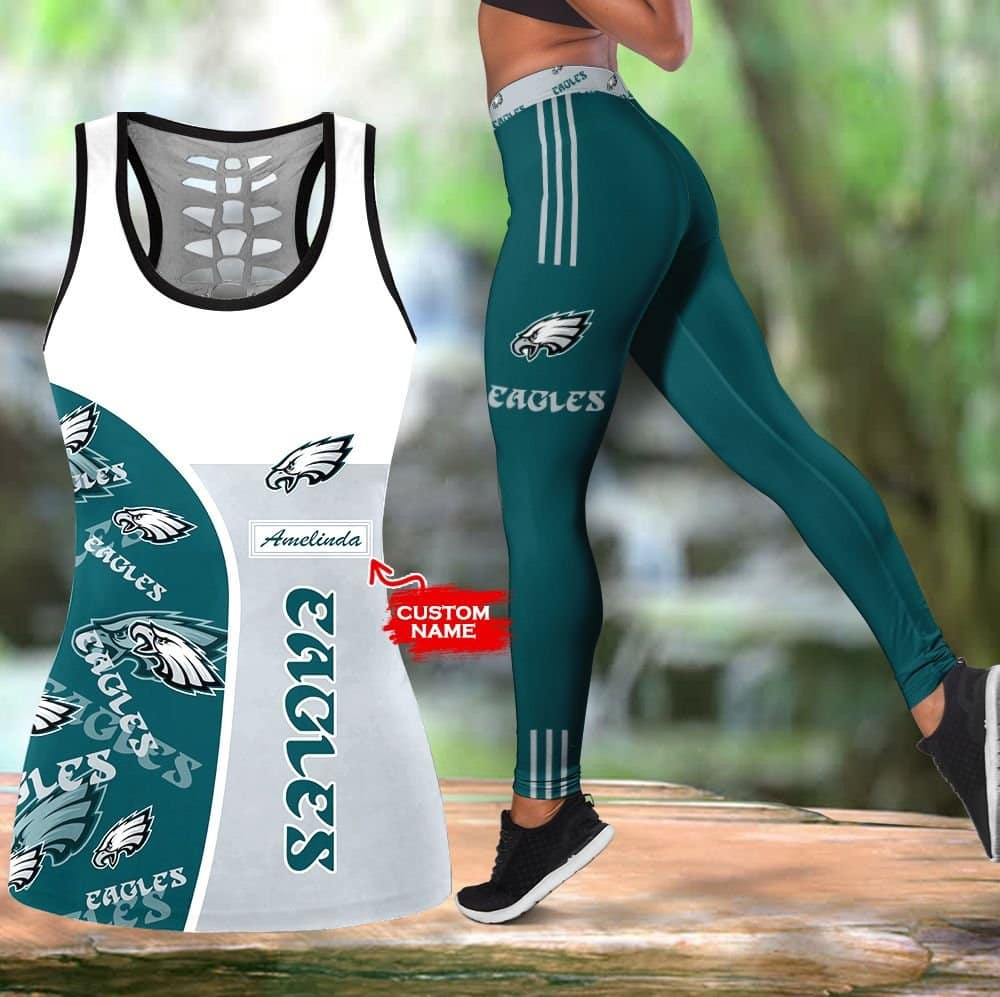 Philadelphia Eagles Personalized Leggings And Tank Top BG221