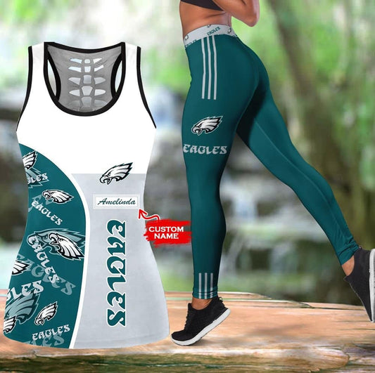 Philadelphia Eagles Personalized Leggings And Tank Top BG221