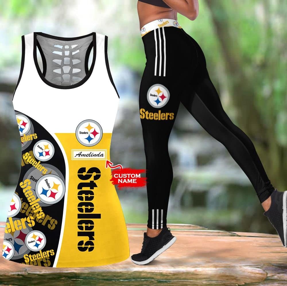 Pittsburgh Steelers Personalized Leggings And Tank Top BG222