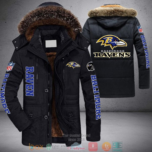 Baltimore Ravens Winter Parka Jacket HT02