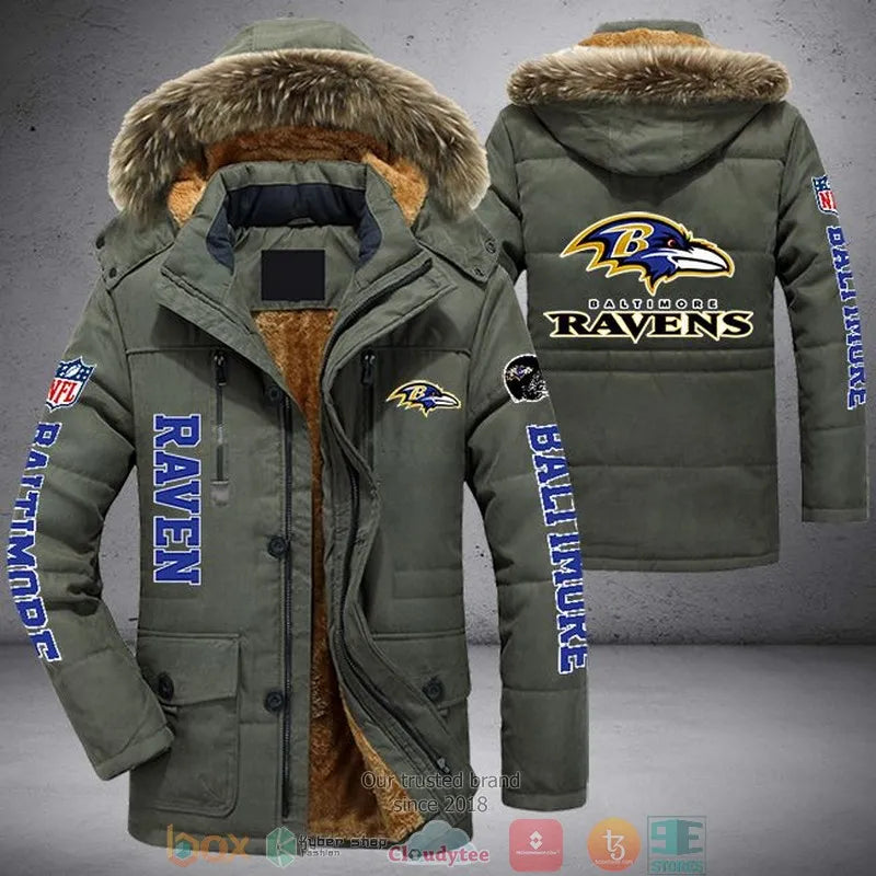 Baltimore Ravens Winter Parka Jacket HT02