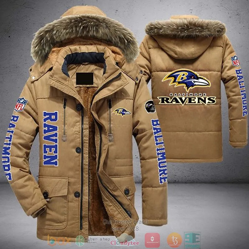 Baltimore Ravens Winter Parka Jacket HT02