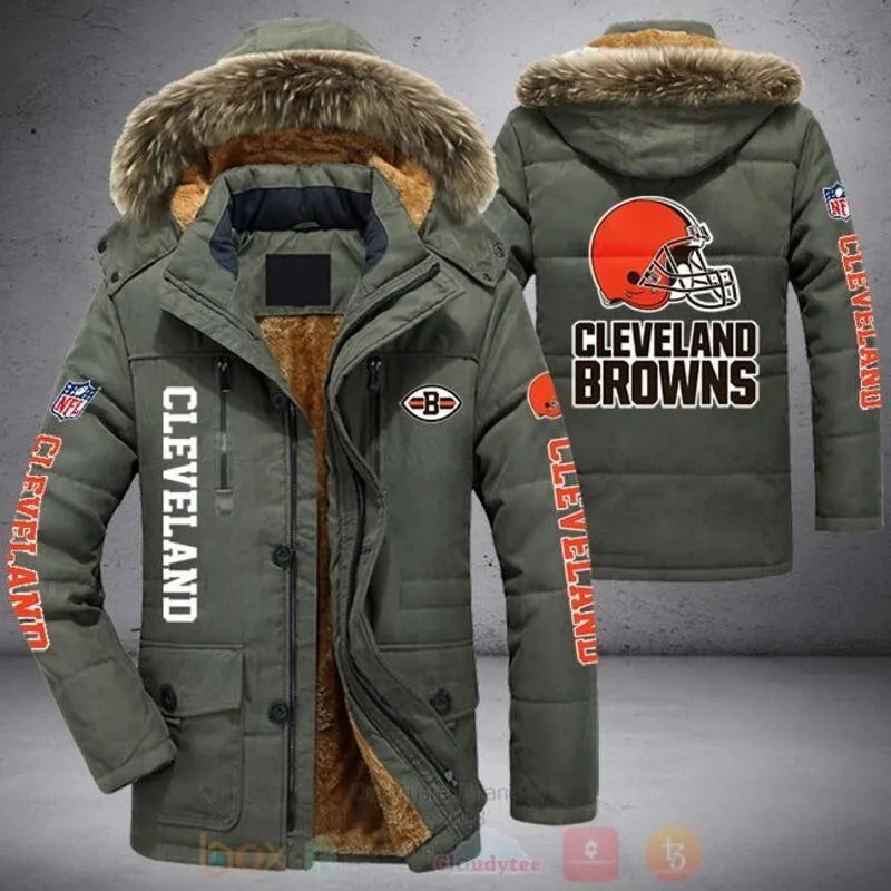 Cleveland Browns Winter Parka Jacket HT06
